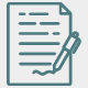 document with lines and a pen for writing notes and reminders for 7 key tasks